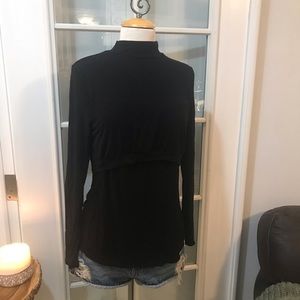 Topshop maternity turtleneck long sleeve